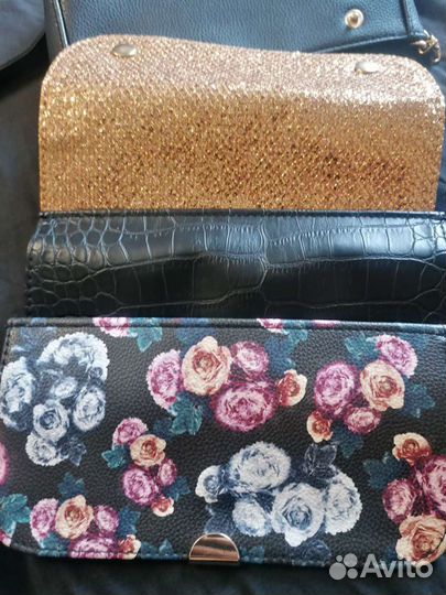 Сумка клатч со сменными крышками новая
