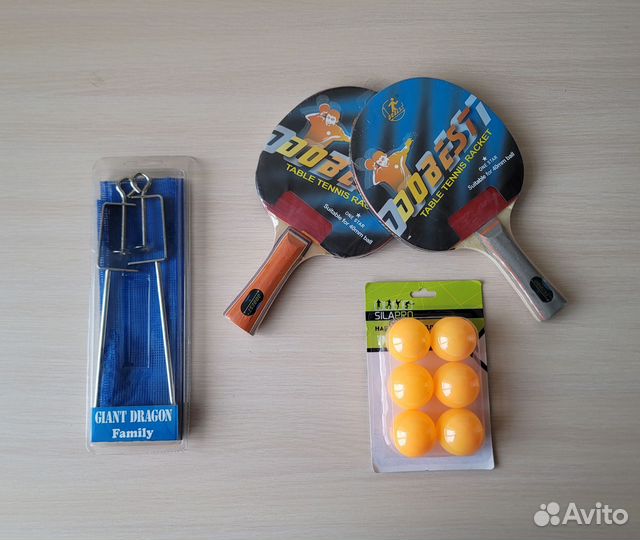 Комплект для настольного тенниса, новые