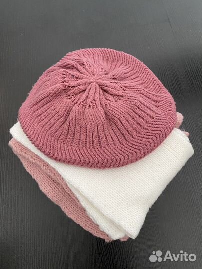 Продаю берет на девочку 6-9 лет и шарфики