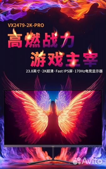 ViewSonic VX2479-2K-PRO 2K 170HZ монитор