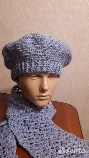 Шапки, береты, шляпы, шарф