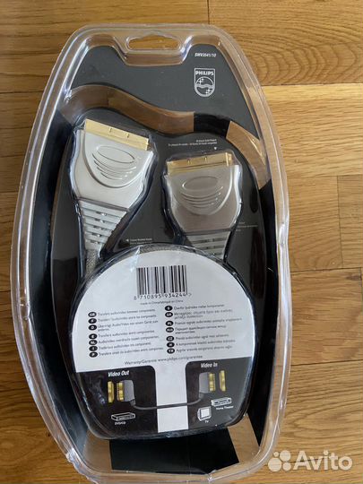 Качественный кабель scart gold 24K philips