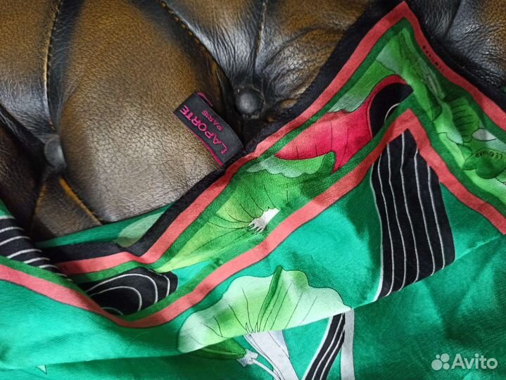 Палантин laporte оригинал шелк италия