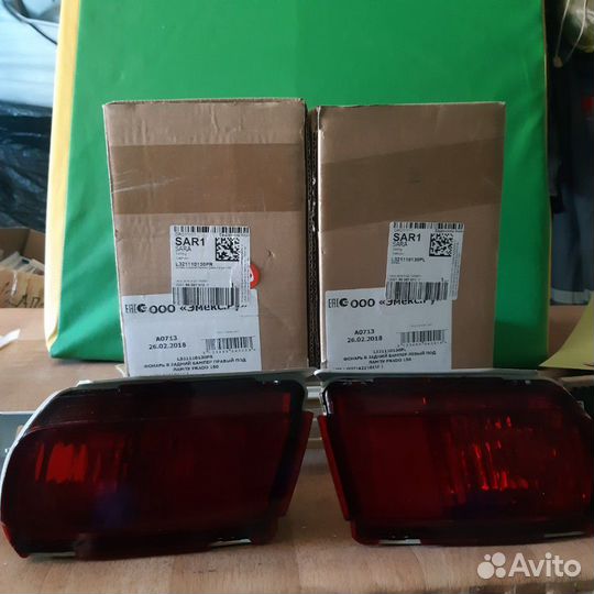 Задний левый и правый фонарь на Тойоту прадо на ба