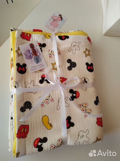 Муслиновый плед детский