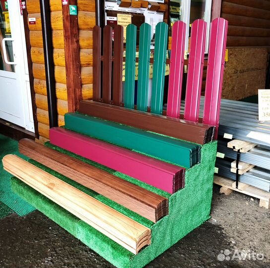 Металлический штакетник от производителя