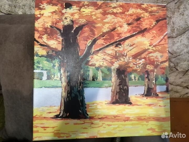 Картина готовая красками