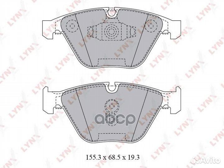 Колодки тормозные передние BMW 3(E90) 04 / X1