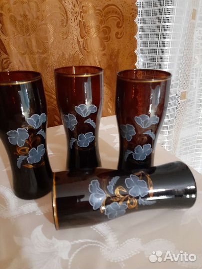 Бокалы фужеры рюмки Чехия хрусталь, Bohemia