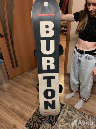 Сноубор с креплениями burton