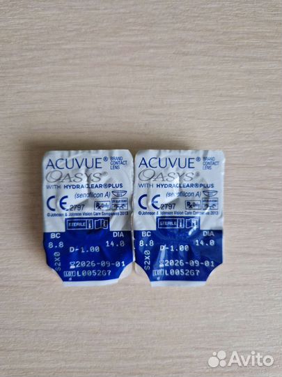 Линзы контактные acuvue oasys двухнедельные