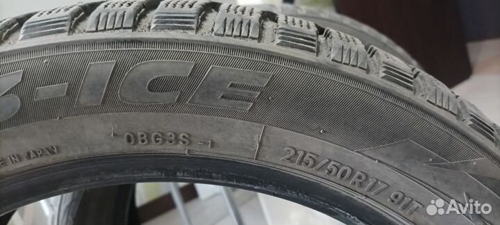 Toyo Observe G3-Ice 215/50 R17 и 215/50 R17 91