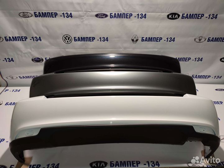 Бампер задний приора хэтчбек в цвет кузова