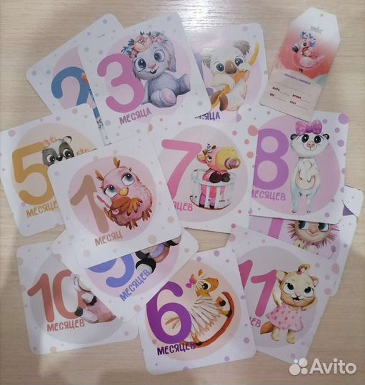 Набор карточек для девочек