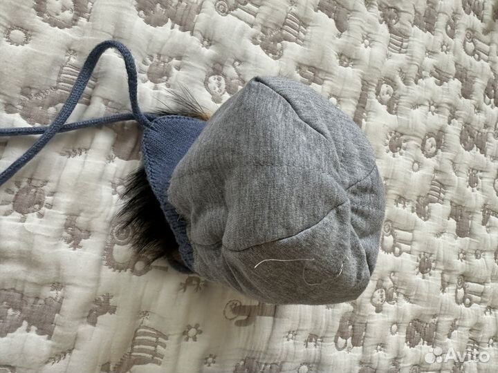 Зимняя шапка и снуд для новорожденного