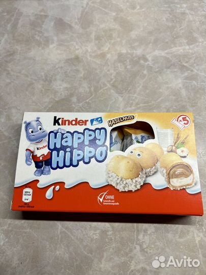 Kinder Happy Hippo бегемотики