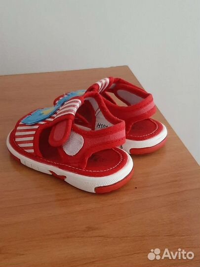 Босоножки тканевые