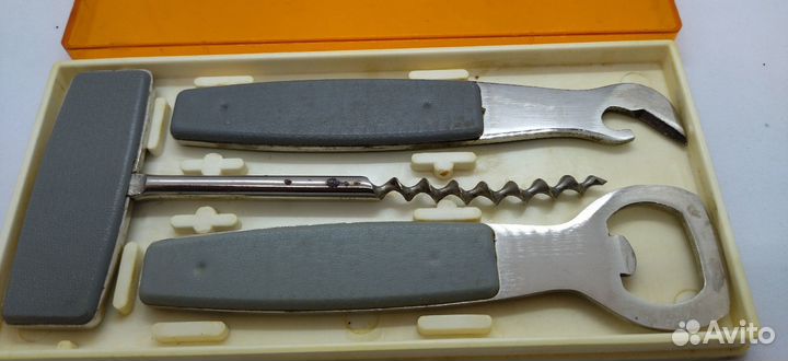 Набор штопор открывалки 3 шт СССР в коробке мзс