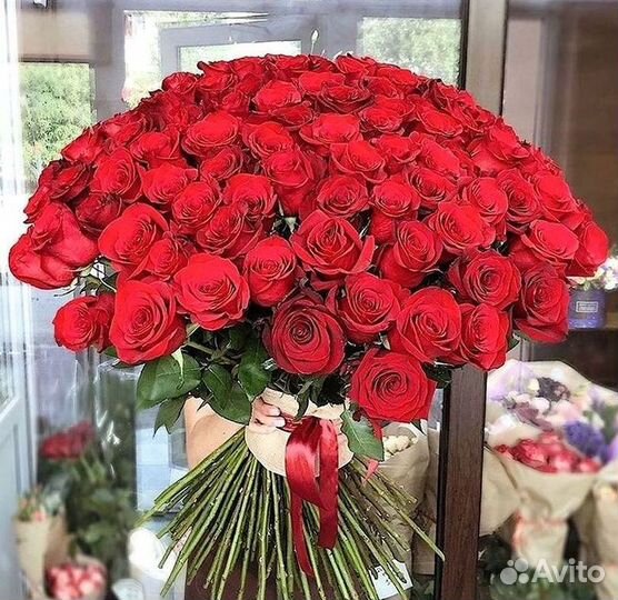 101 Роза Цветы Букеты 51 25 Роз Доставка