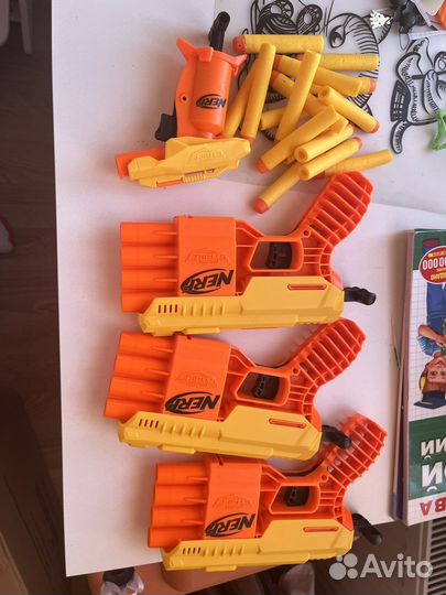 Nerf пистолеты продам все за 1500