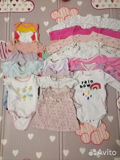 Огромный пакет вещей на девочку 62-74