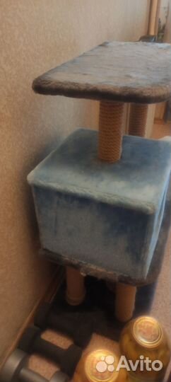 Домик для кота с когтеточкой