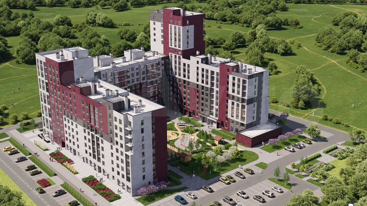 2-к. квартира, 66,7 м², 3/16 эт.