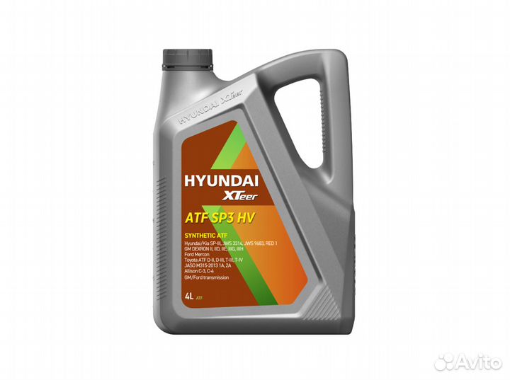 Масло АКПП Hyundai Xteer ATF SP3 HV