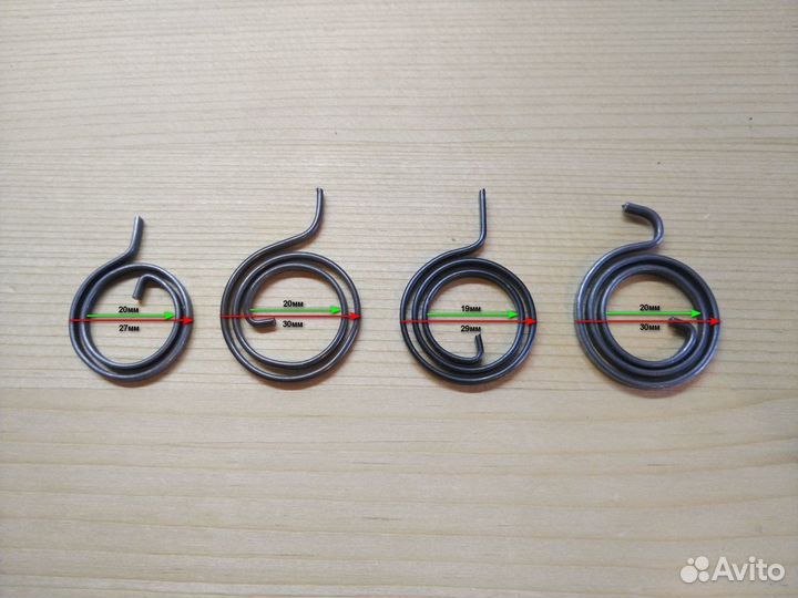 Возвратная пружина для дверной ручки