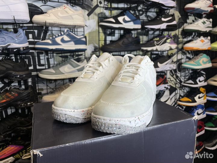 Nike AIR force 1 crater summit white кроссовки