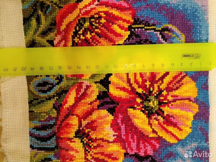 Картина вышитая крестом 