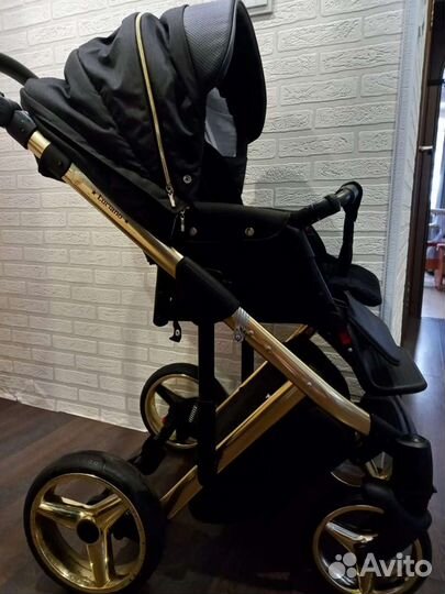 Коляска Adamex 2в1+автокресло и трость в подарок