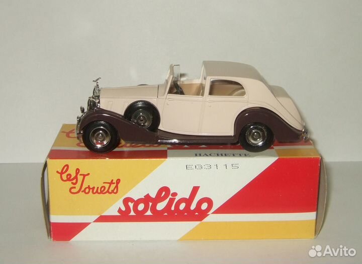 Роллс Ройс Rolls Royce Phantom 1939 Solido 1:43