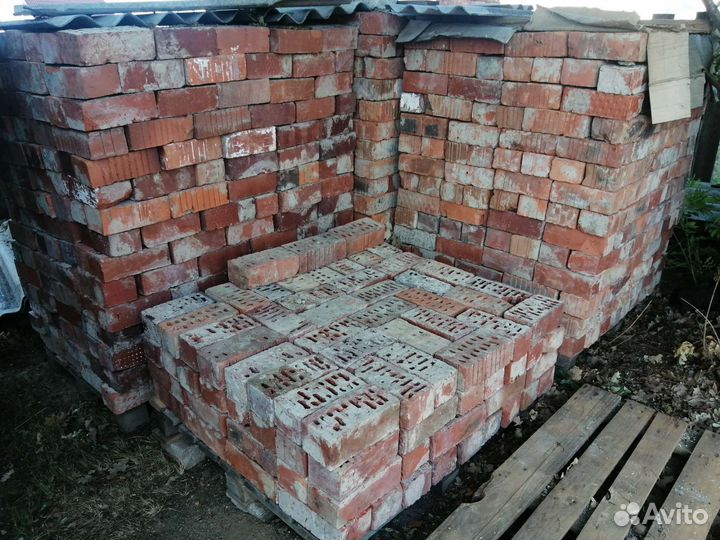 Кирпич красный бу