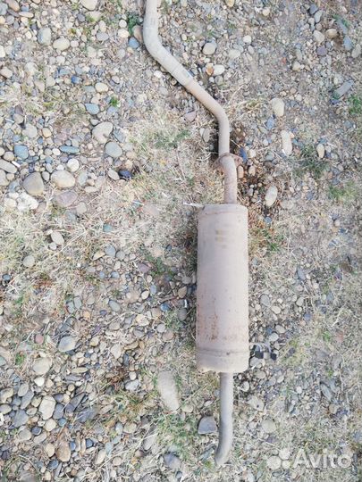 Hyundai solaris глушитель в сборе