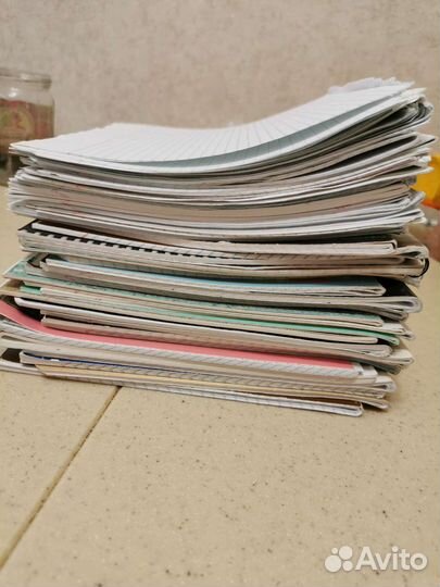 Чистые тетрадные листы