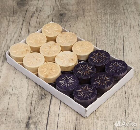 Набор фишек для нард 30 шт