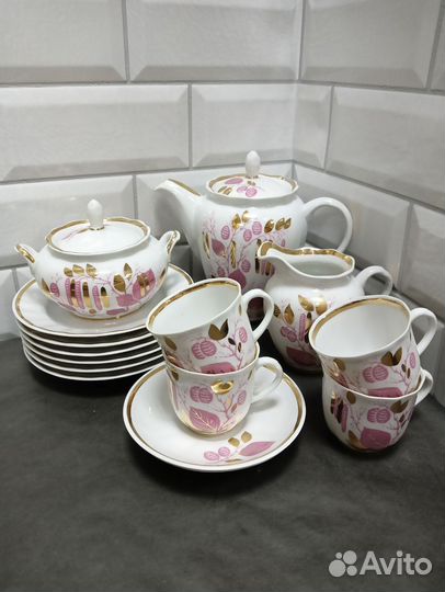 Сервиз кофейный Вербилки берёзка