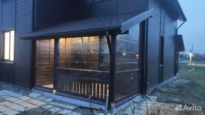 Мягкие окна / шторы для террас, беседок