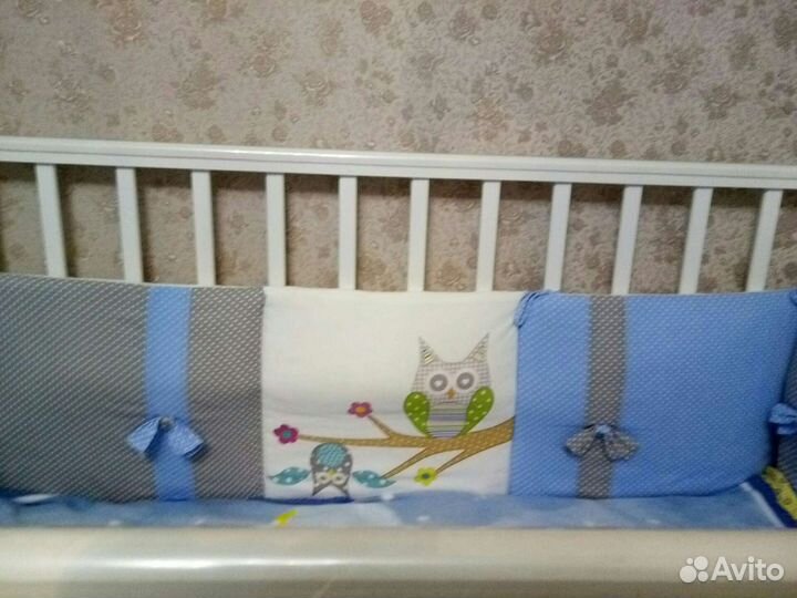 Бортики на кроватку