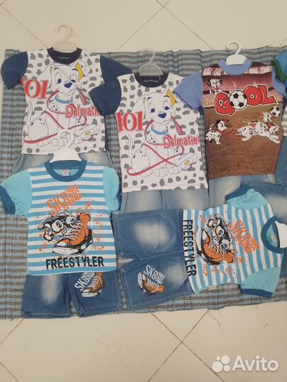 Детский комплект футболка и шорты для мальчиков