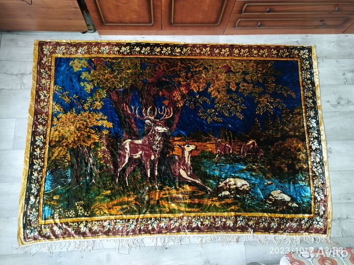 Ковер СССР плюшевый на стену