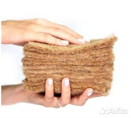 Коврики для микрозелени джутовые 10 шт, 15*10 см