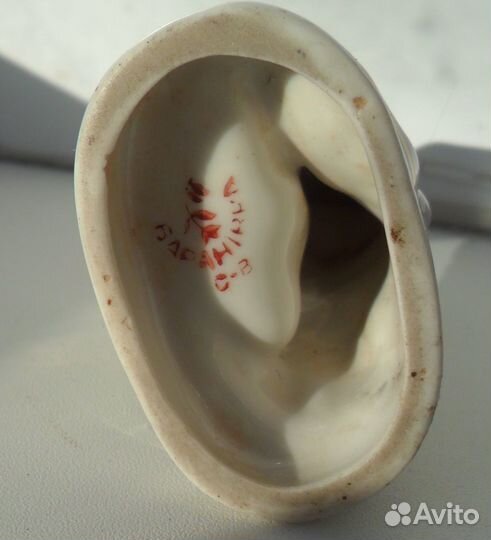 Статуэтка Юный динамовец Барановский фарфоровый