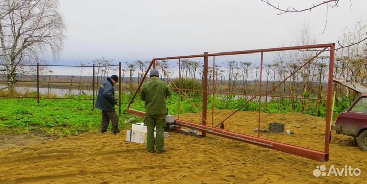 Каркас откатных ворот