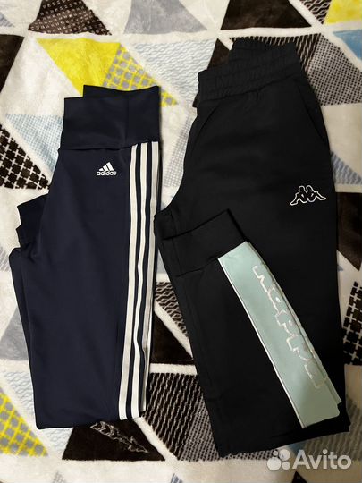 Леггинсы adidas, штаны kappa