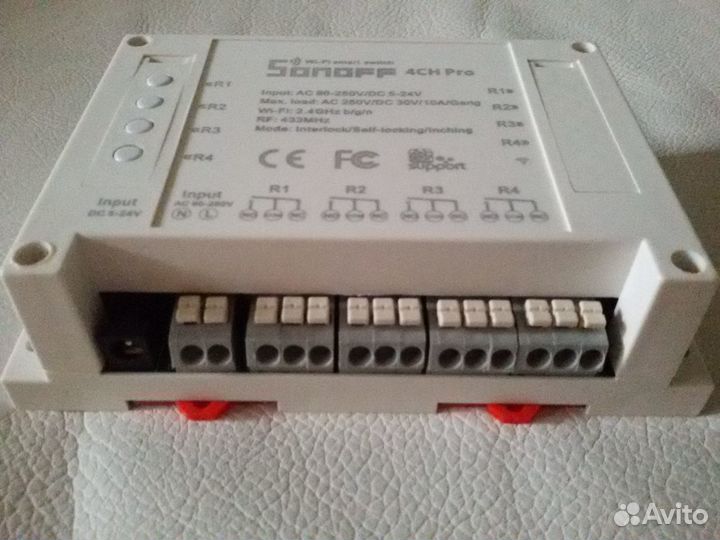 Интернет контроллер 4-х позиционный Sonoff 4CH