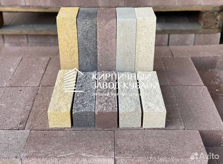 Кирпич облицовочный коричневый