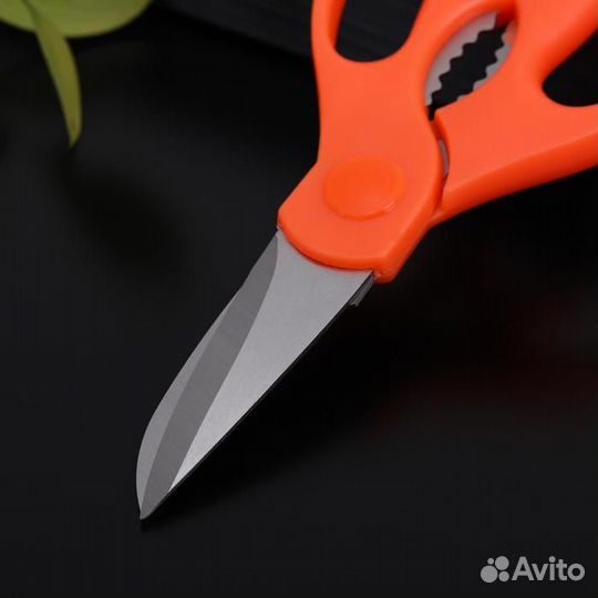 Ножницы кухонные Доляна «Ловкач», 19 см, цвет оран