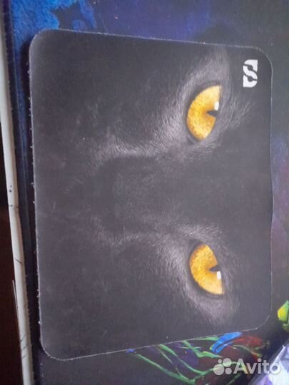 Коврик для мышм с котом